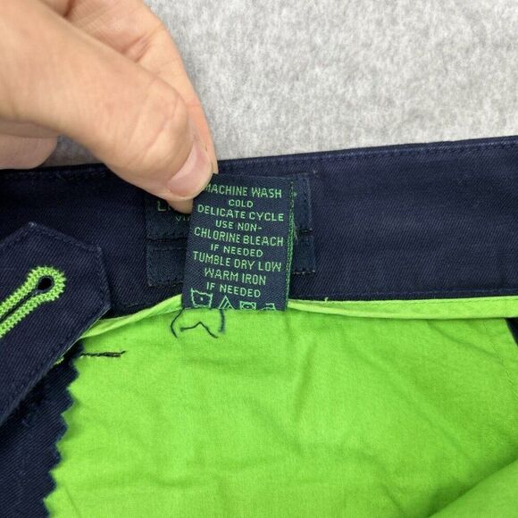 NWT Mens Lilly Pulitzer Palm Beach Size 36 x 32 Phipps Pants Navy Blue Palm Tree - Picture 12 of 14